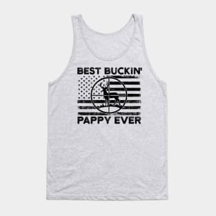 Funny Hunting Clothes for Dad Best Bucking Pappy Ever Tank Top